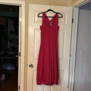 NWT Anthropologie pink maxi dress
